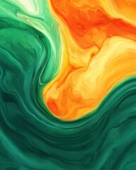 Poster - Dynamic closeup of colorful chemical stains on industrial surfaces abstract art textured visuals vibrant colors