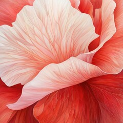  Delicate rose petal edges in soft red and pink gradients nature close-up romantic environment artistic viewpoint