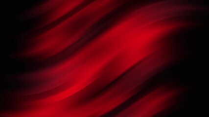 Poster - Red and black modern gradient wave liquid abstract animation background