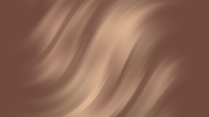 Poster - Warm neutral brown liquid gradient wave abstract elegant background animation