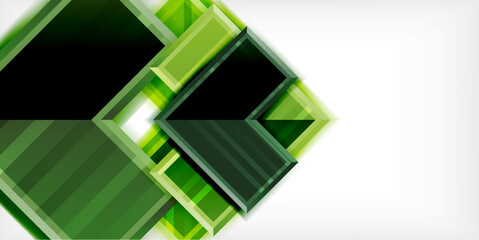 Poster - Arrow symbols created with 3d effects and line texture geometric abstract background