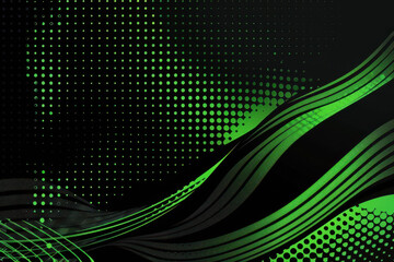 Wall Mural - close up horizontal abstract glowing illustration of a noise cybernetic virtual pixelated background