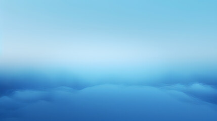 Poster - A smooth blue gradient background with a soft and blurred abstract effect, generative ai