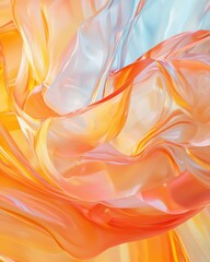 Poster - Glowing edges of advanced artificial cornea material under light macro detail clean environment abstract viewpoint