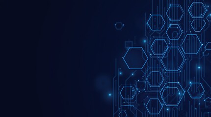abstract technology background with code