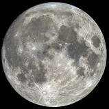 Obraz astronomiczny: Księżyc w wysokiej rozdzielczości
