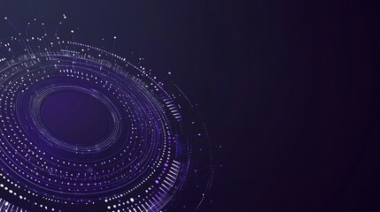 Poster - Abstract Digital Network Sphere Graphic Design