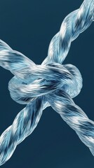 Poster - Artistic macro shot of shiny metallic threads intertwined elegant and reflective fibers abstract close-up view