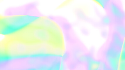Aufkleber - Colorful gradient shape blur. Blur Gradient Shape transparent PNG shape gradient Shining circle holographic blurred shape rainbow colors. Abstract design