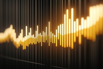 Poster - Glowing Holographic Dashboard Displaying Key Performance Indicators in Action