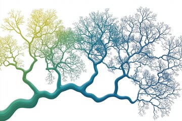 Poster - Branching trees with randomized growth.