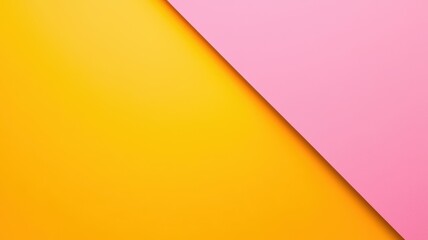 Poster - Abstract Pink and Yellow Gradient Background with Copy Space for Design Projects