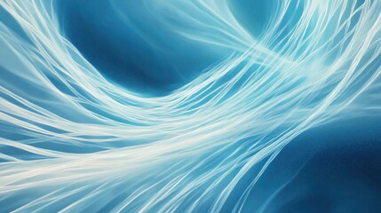 Poster - Scientific of white and blue gradient with dna strand patterns in a clean modern environment