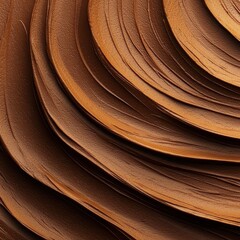Poster - Elegant mocha mousse tone color on polished wooden surface refined background rich brown natural grain texture