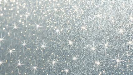 Wall Mural - silver glitter texture background