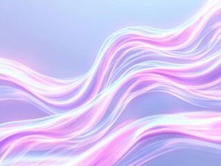 Poster - Calming wave effect of smooth pastel light streaks abstract background graphic design serene environment elegant viewpoint