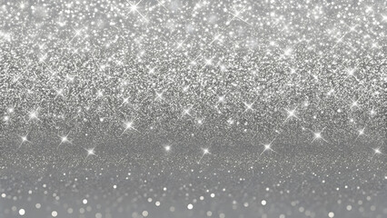 Wall Mural - silver glitter texture background