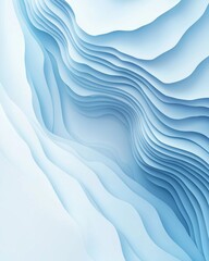 Poster - Modern abstract design subtle white background light blue hexagonal patterns graphic art professional environment