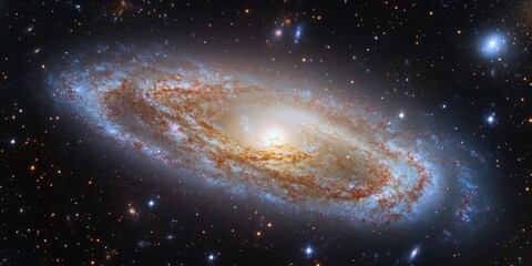 Wall Mural - the role of dark matter in galaxies: explore the mysterious substance that makes up much of the mass