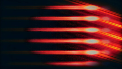 Wall Mural - abstract background with red gradient light streaks on black, glowing blurred motion effect, glowing