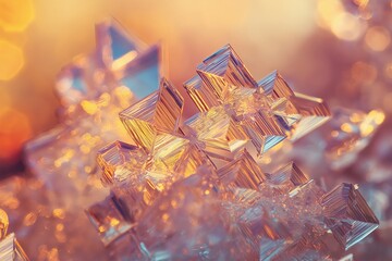 Poster - Stunning crystal structures forming over time.