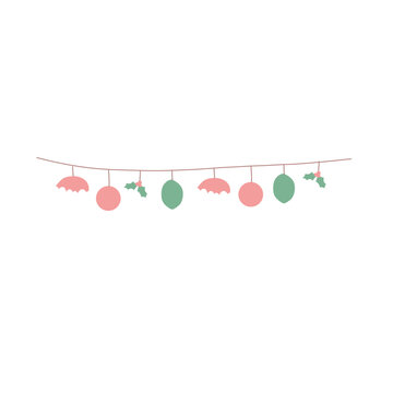 Garland vector icon art