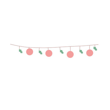Garland vector icon art