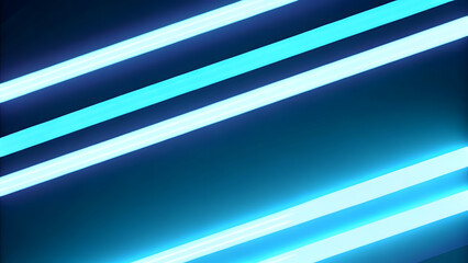 Wall Mural - abstract background with blue gradient light streaks on black, glowing blurred motion effect, glowin