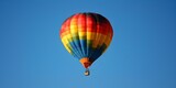 hot air balloon in the sky