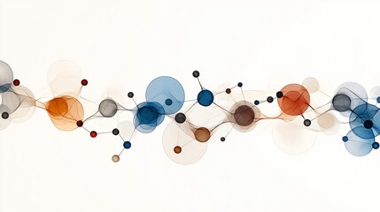 Molecular structure, science background, research, network connection
