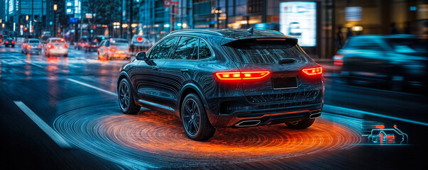 Poster - advanced automotive ai technology for enhanced safety and navigation