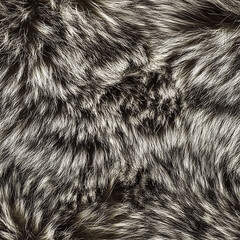 fluffy fur texture with natural gray tones showcasing seamless, soft design ideal for various creati