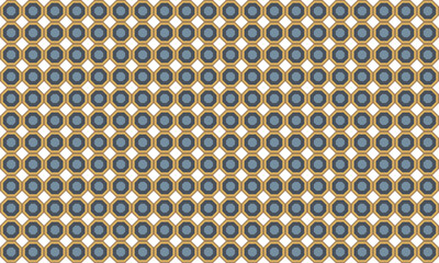Fototapete - Vector seamless pattern. Modern stylish texture with pastel color vintage octagonal. Repeating geometric octagonal grid. Simple graphic design.
