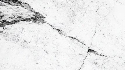 Poster - White marble wallpaper design with black and white paint abstract pattern for interior decoration