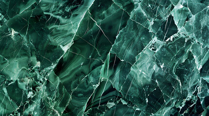 Wall Mural - elegant green marble texture background, generative ai
