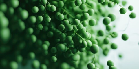 Poster - Close up of green grapes