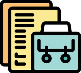 Poster - Managing project tasks and organizing documents with project tracking software for efficient workflow