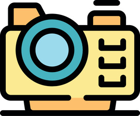Poster - Stylish digital camera capturing moments with precision and style, perfect for photography enthusiasts and professionals