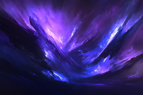 Amazing nebula, space background, galaxy and stars