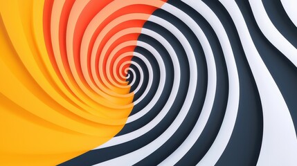 Poster - Bold Kinetic Lines Swirling Together to Create a Dynamic Visual Experience in a Unique Abstract Design