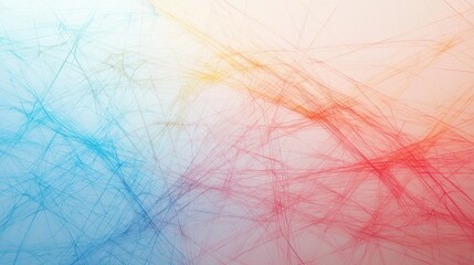 Poster - Abstract Interwoven Fabric of Lines and Colors Symbolizing Complexity and Creativity in Modern Design
