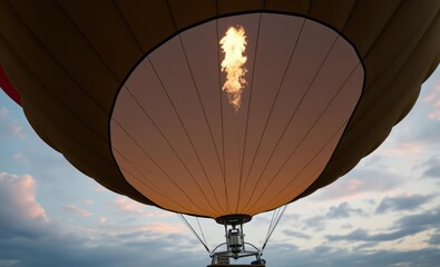 Wall Mural - Inside of colorful hot air balloon balloon background balloon background party holiday celebration decoration