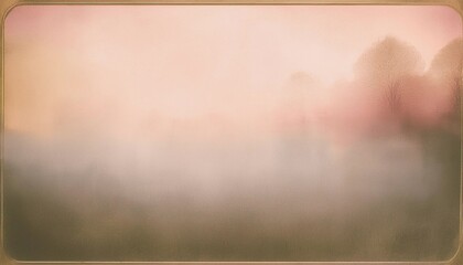 Wall Mural - vintage distressed abstract old photo of foggy sunrise, film grain, dust and scratches texture effec