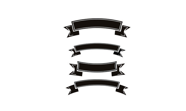 Set of Ribbons, Banners, badges, Labels