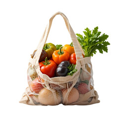 Colorful Organic Vegetables Fresh Produce Grocery Bag Healthy Eating eco red food diet farm ripe    