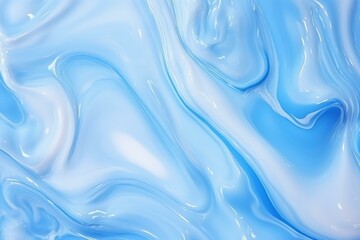 Wall Mural - Cosmetic cream texture creating smooth waves, ideal for beauty and skincare projects