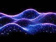 © luluk - Glowing Particle Waves Dance Vividly