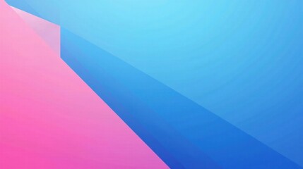 Poster - Abstract Pink and Blue Gradient Geometric Design A Modern Background for Presentations and Digital Projects