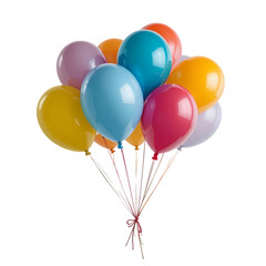 Colorful Balloons Bunch Party Celebration Festive Joyful Happy Birthday Decor fun red air pink blue 