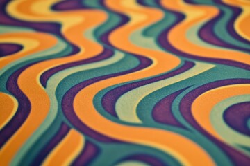 Poster - A vibrant and intricate design on a table, perfect for decorating or as an inspiration source